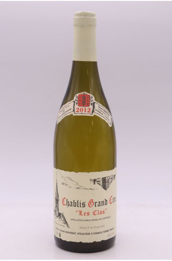 Vincent Dauvissat Chablis Grand cru Les Clos 2012