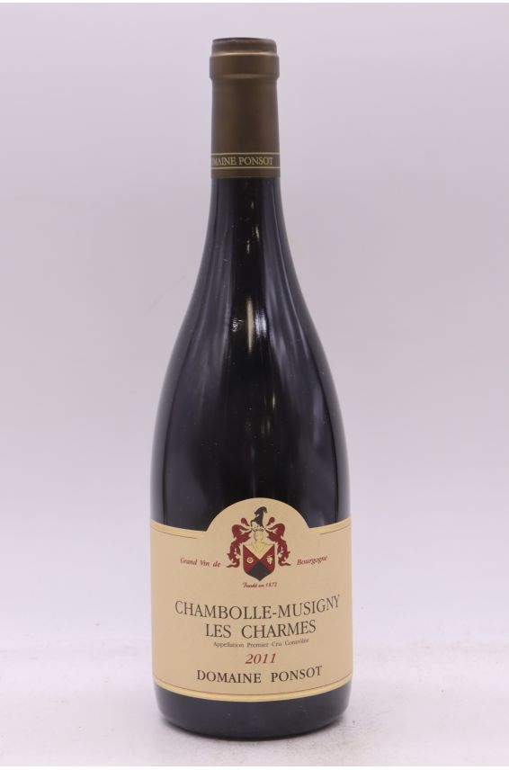 Ponsot Chambolle Musigny 1er cru Les Charmes 2011