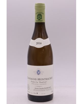 Ramonet Chassagne Montrachet 1er cru Les Boudriottes 2016