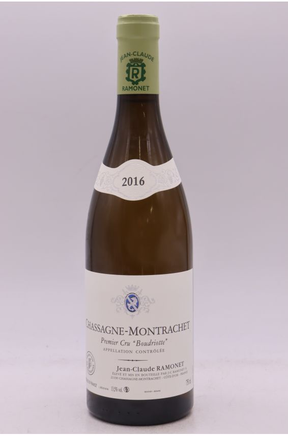 Ramonet Chassagne Montrachet 1er cru Les Boudriottes 2016