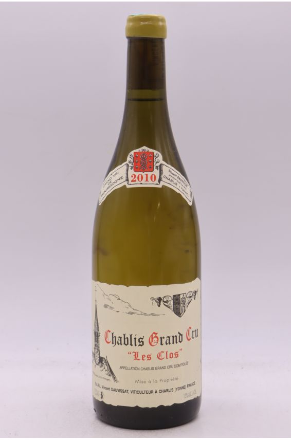 Vincent Dauvissat Chablis Grand Cru Les Clos 2010