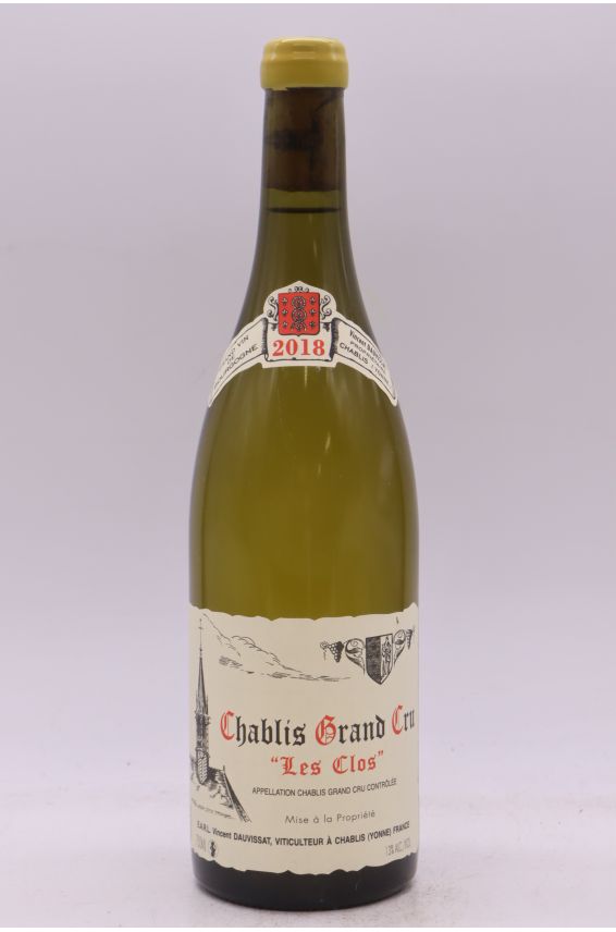 Vincent Dauvissat Chablis Grand cru Les Clos 2018