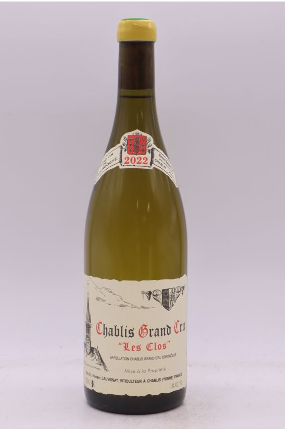 Vincent Dauvissat Chablis Grand cru Les Clos 2022