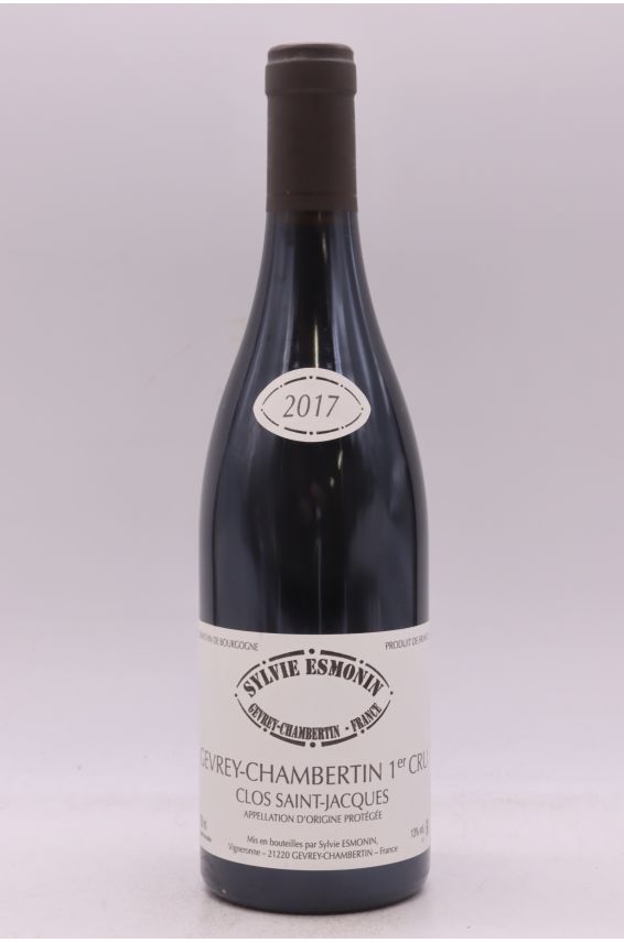 Sylvie Esmonin Gevrey Chambertin 1er cru Clos Saint Jacques 2017