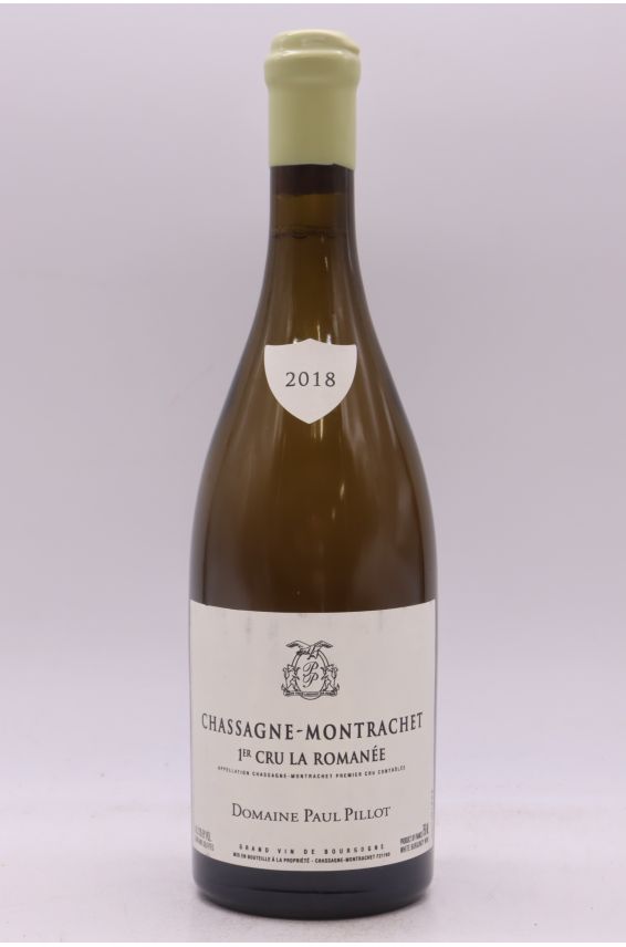 Paul Pillot Chassagne Montrachet 1er cru La Romanée 2018