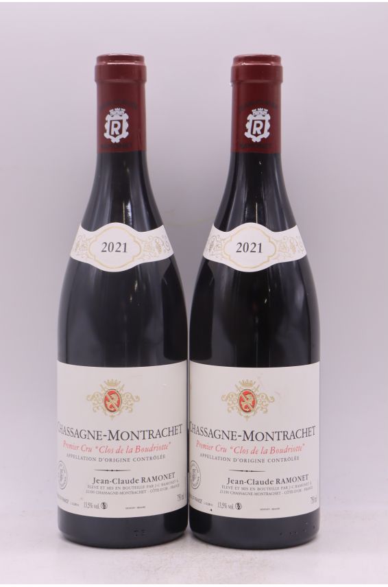 Ramonet Chassagne Montrachet 1er cru Clos de la Boudriotte 2021 rouge