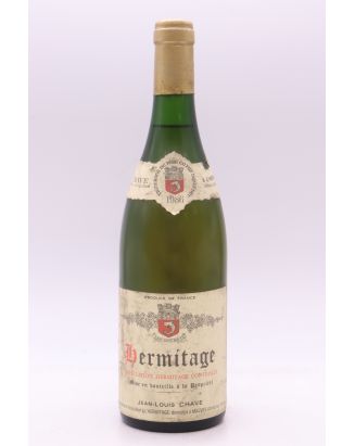 Jean Louis Chave Hermitage 1986 blanc