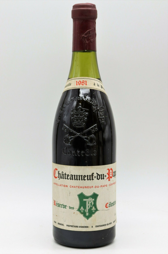 Henri Bonneau Châteauneuf du Pape Réserve des Célestins 1981 - PROMO -10% !