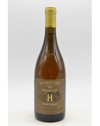 Huet Vouvray Haut Lieu Moelleux 1ère Trie 2003