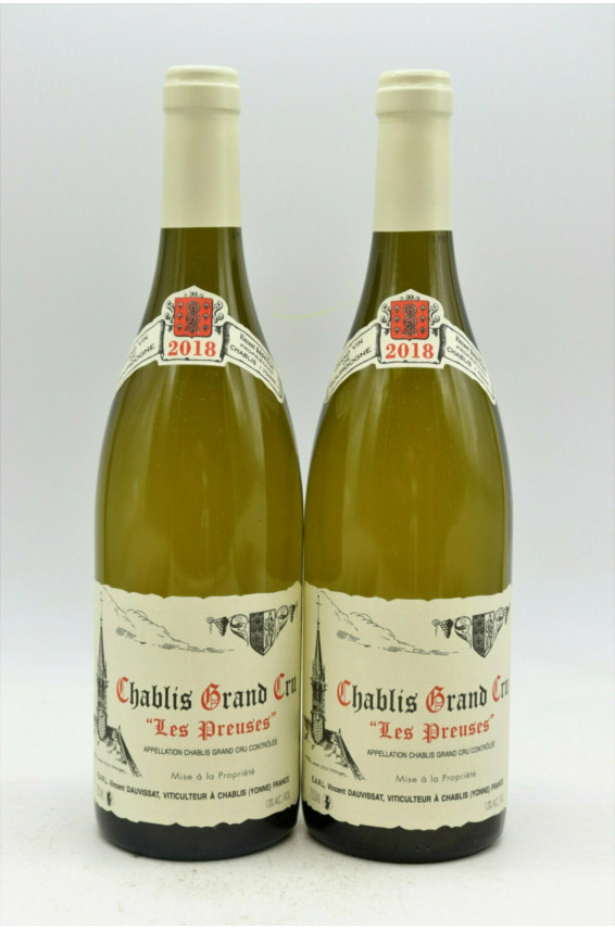 Vincent Dauvissat Chablis Grand cru Les Preuses 2018