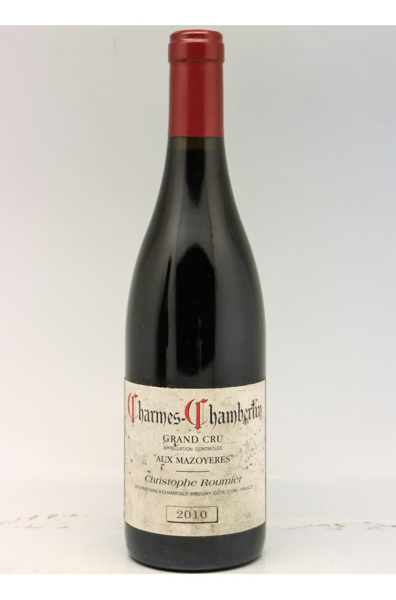 Christophe Roumier Charmes Chambertin Aux Mazoyères 2010 - PROMO -5% !